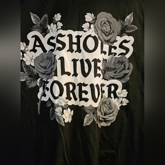 NWT Assholes Live Forever Tee Medium - Picture 4 of 6